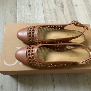 Jcrew Woven slingback flats